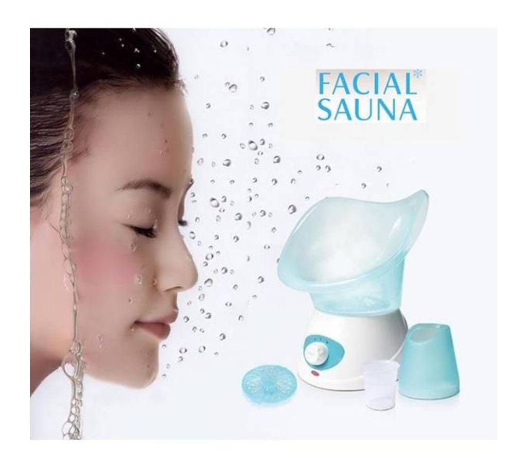 Beauty Facial Steamer Machine - White and Blue