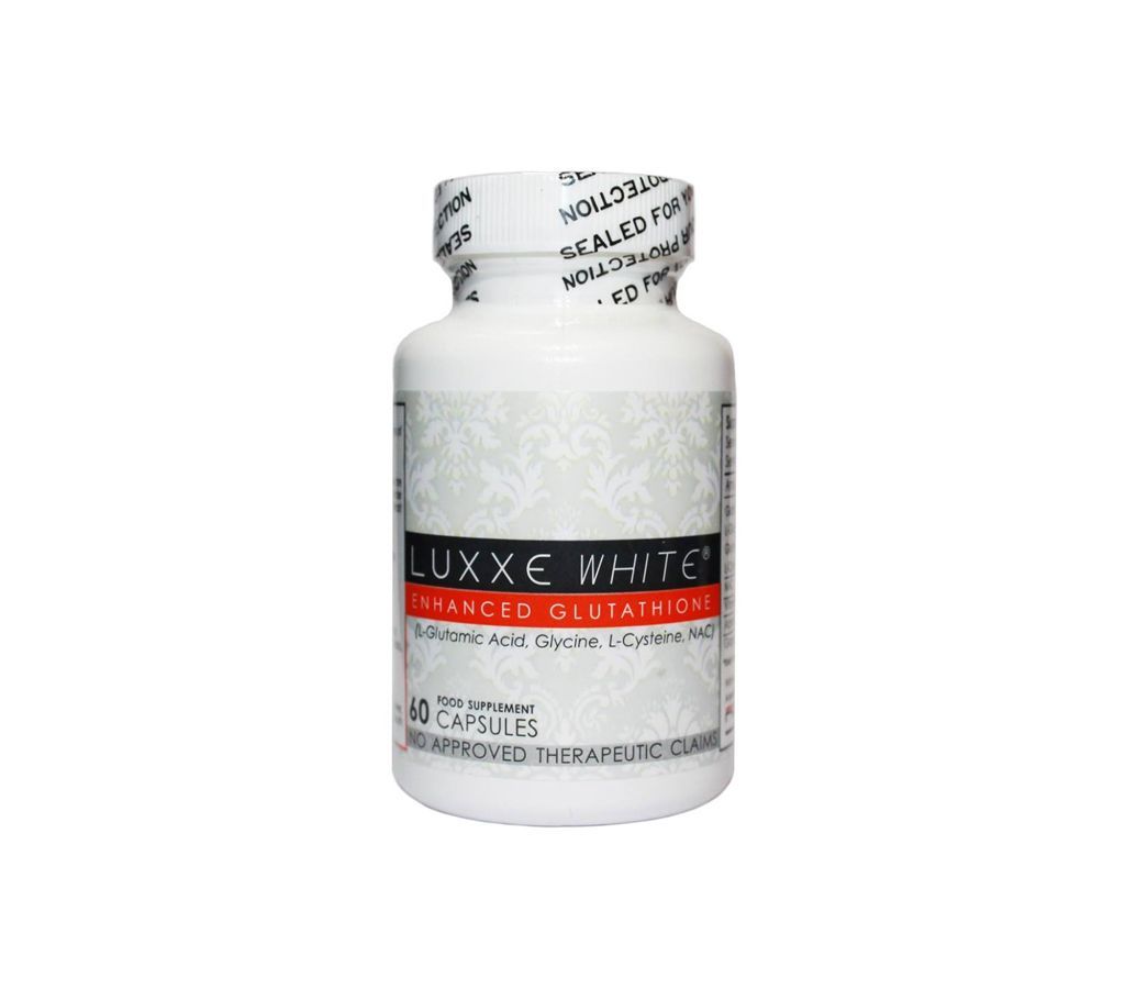 NEW AUTHENTIC LUXXE WHITE ENHANCED GLUTATHIONE - 60 CAPSULES USA 