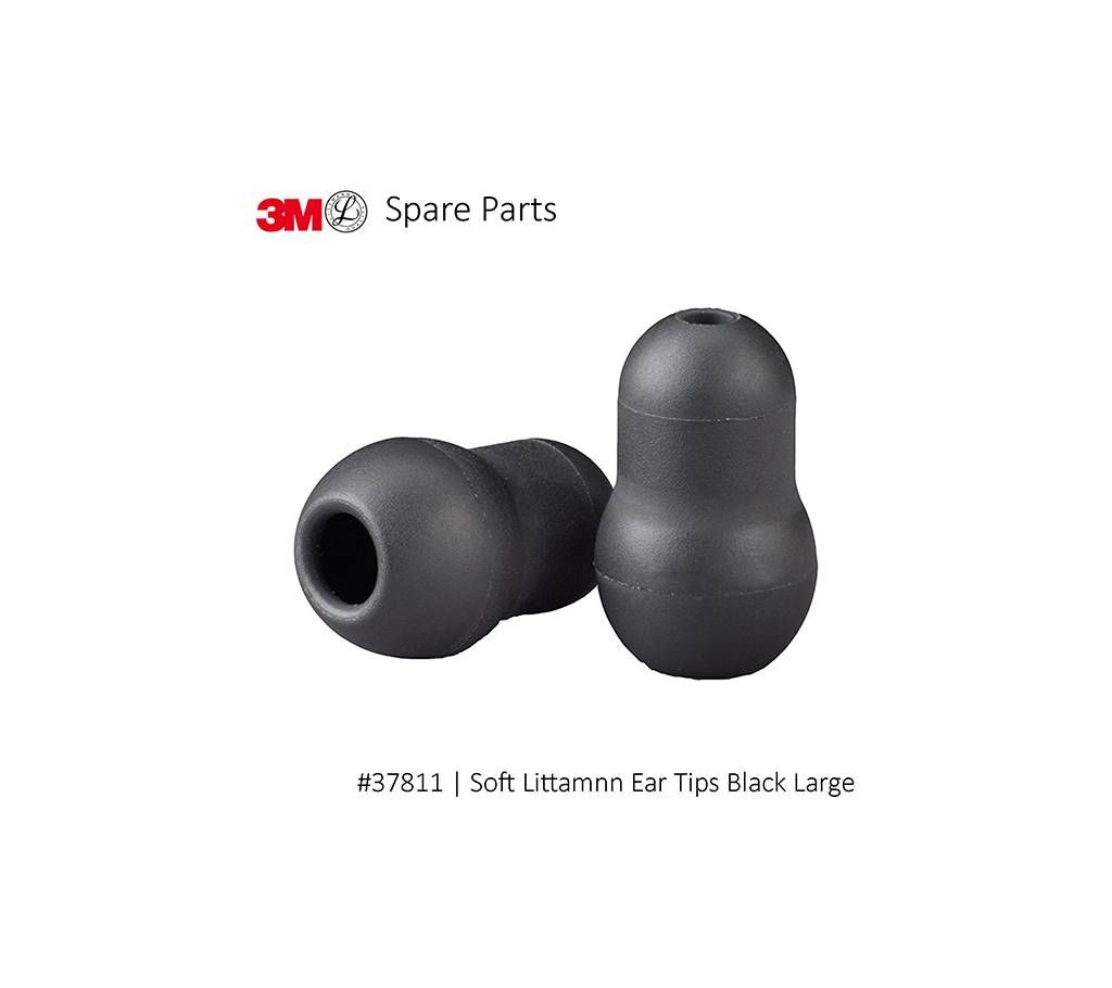 3M Littmann Soft Ear Tips For Stethoscope - Black 