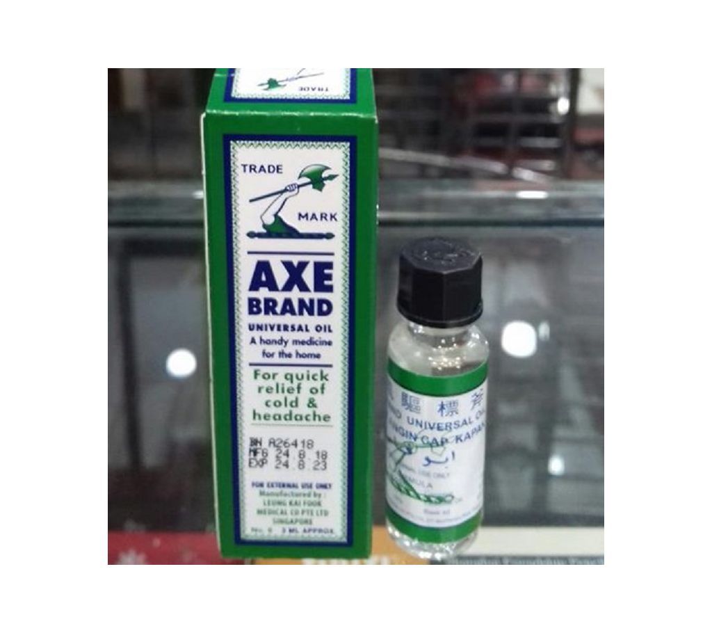 Axe Brand Universal Oil for Quick Relief of Cold and Headache - (Singapore)-10ml-(Singapore)