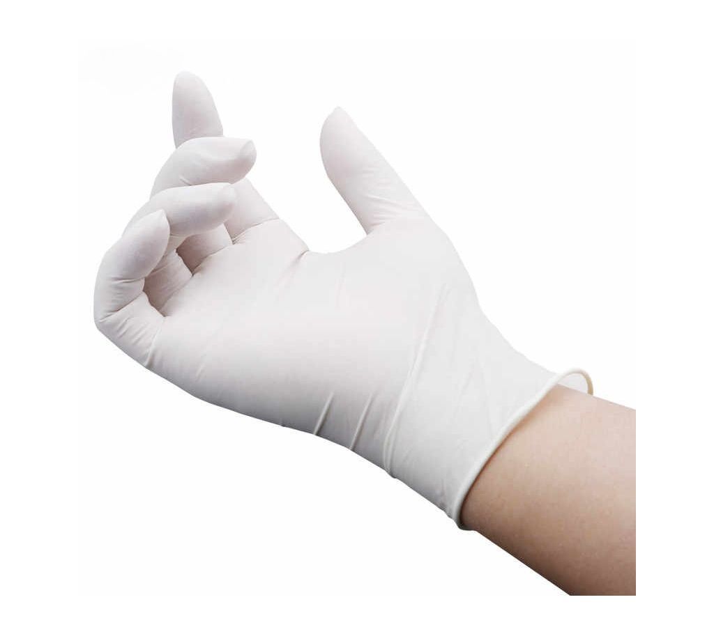 Natural Latex Surgical Medical Examination Disposable Gloves-100 Pcs