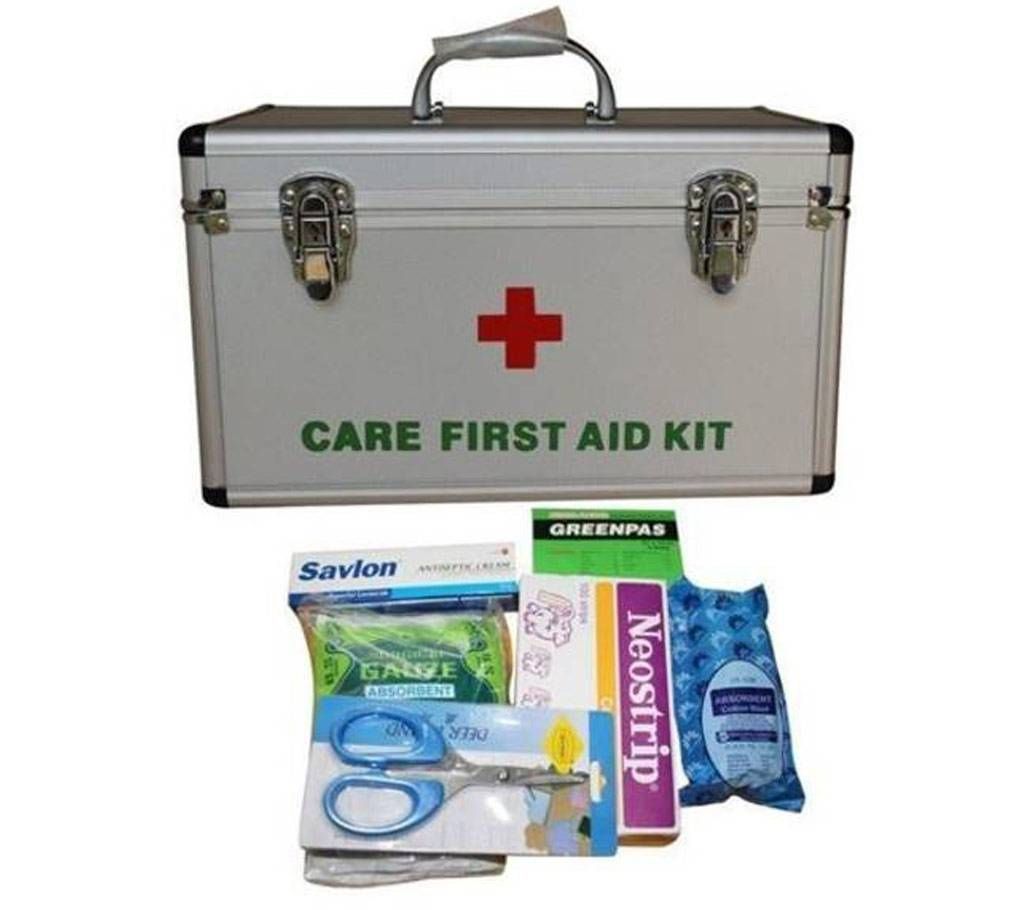 Care First Aid Kit Box With First Aid Items