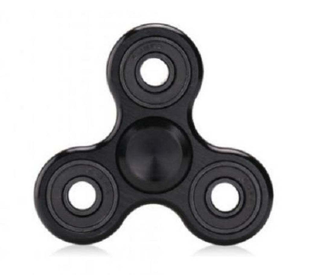 Black Metal Stress Reducer Toy Fidget Spinner