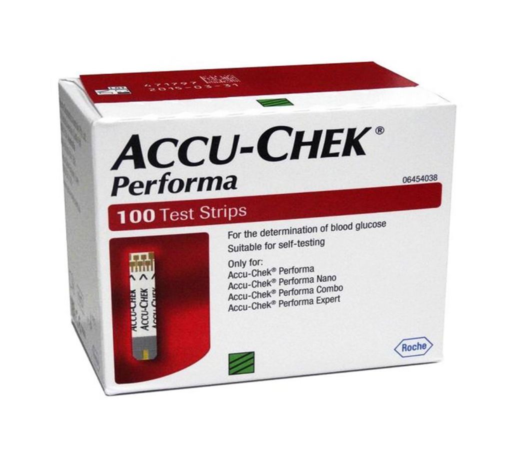 Accu-Chek Performa Blood Glucose Test Strips 100 Pcs