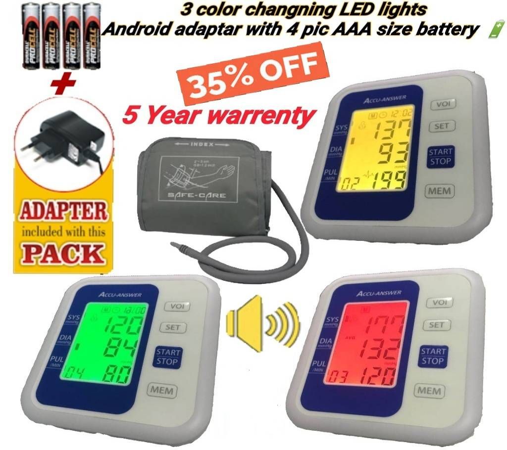 Accu Digital Blood Pressure Machine 