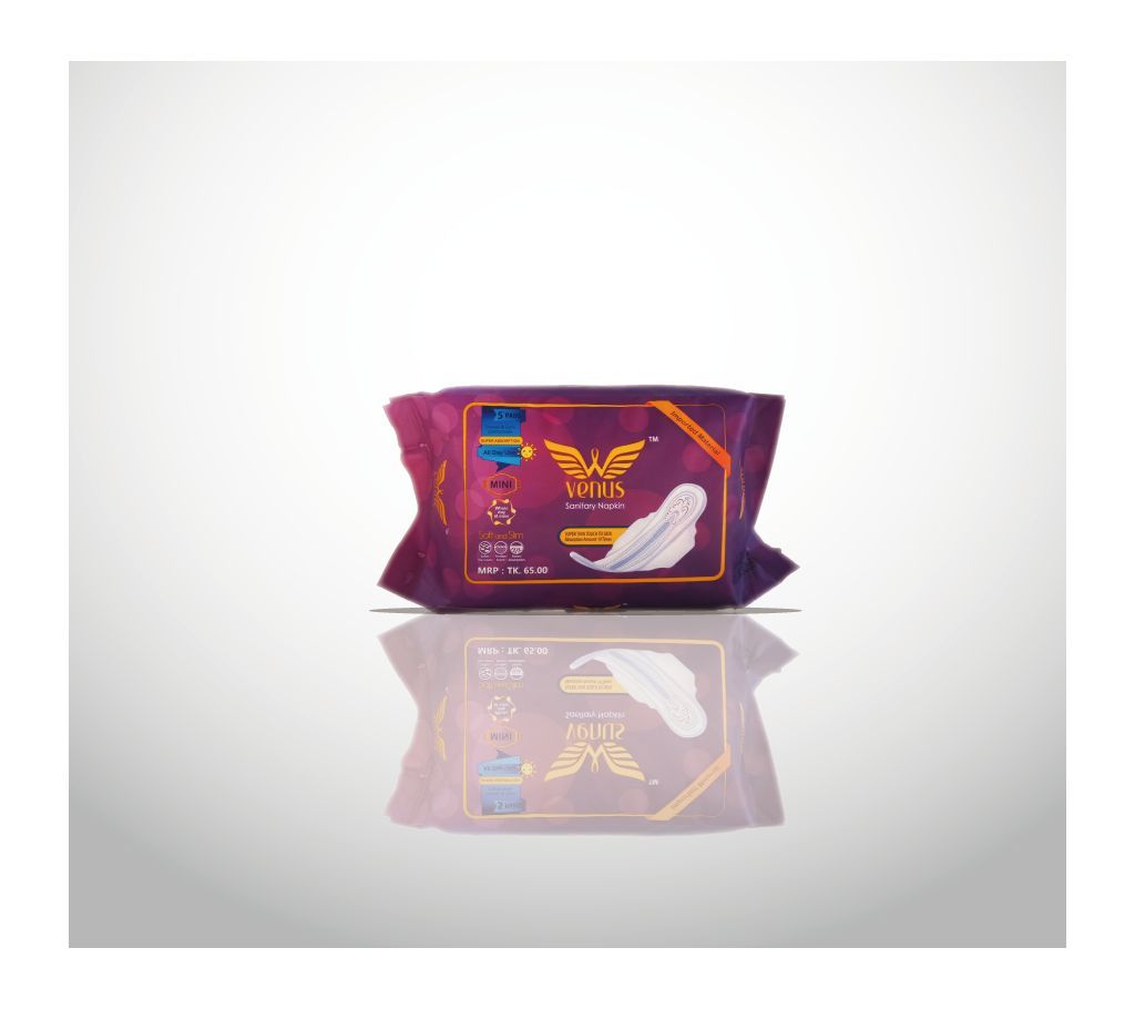 Venus Sanitary Napkins Regular Mini 290 mm 5 Piiece