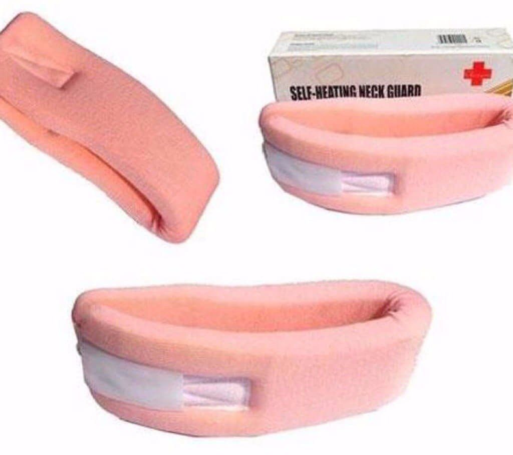 Self-heating neck guard