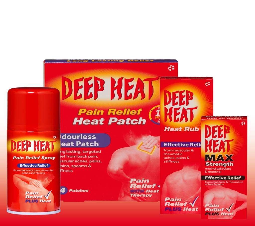 Deep Heat pain relief spray (150ml) from uk