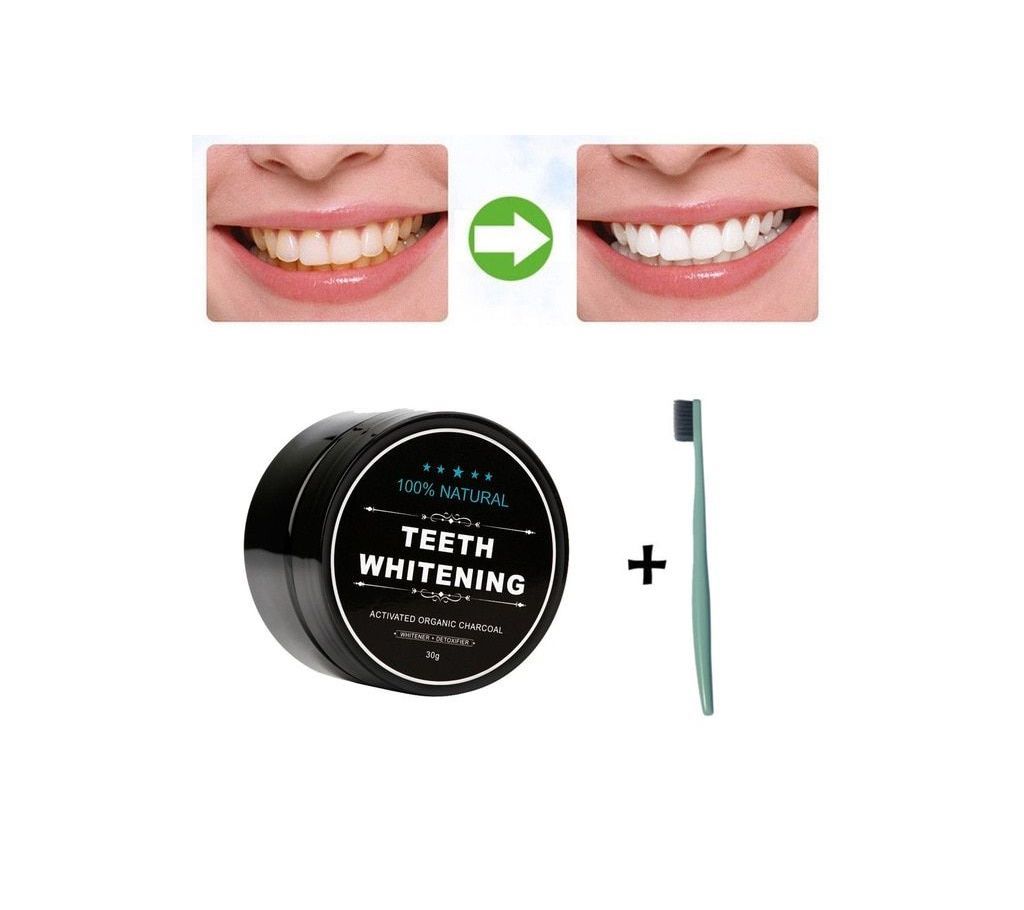 TEETH WHITENING ACTIVATED CHARCOAL