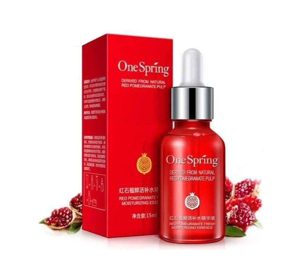 ONE SPRING Essence Red Pomegranate Serum Face Cream Whitening Moisturizing Remove Dark Spots Demur Liquid Tights Serum - 15ML (China)