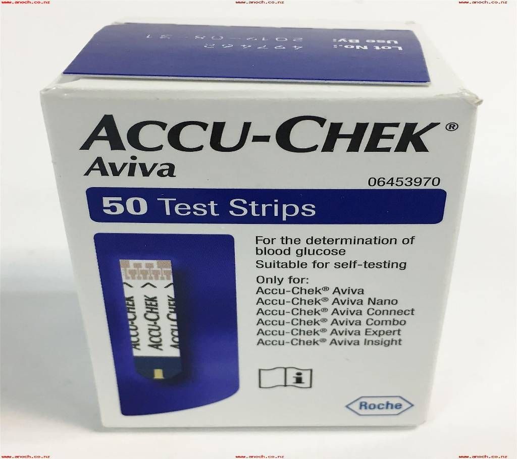 ACCU CHEK (Aviva) blood Gloucose Test Strip