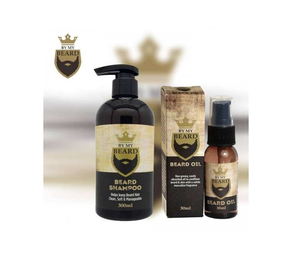 BY MY BEARD  Beard Oil and shampoo set