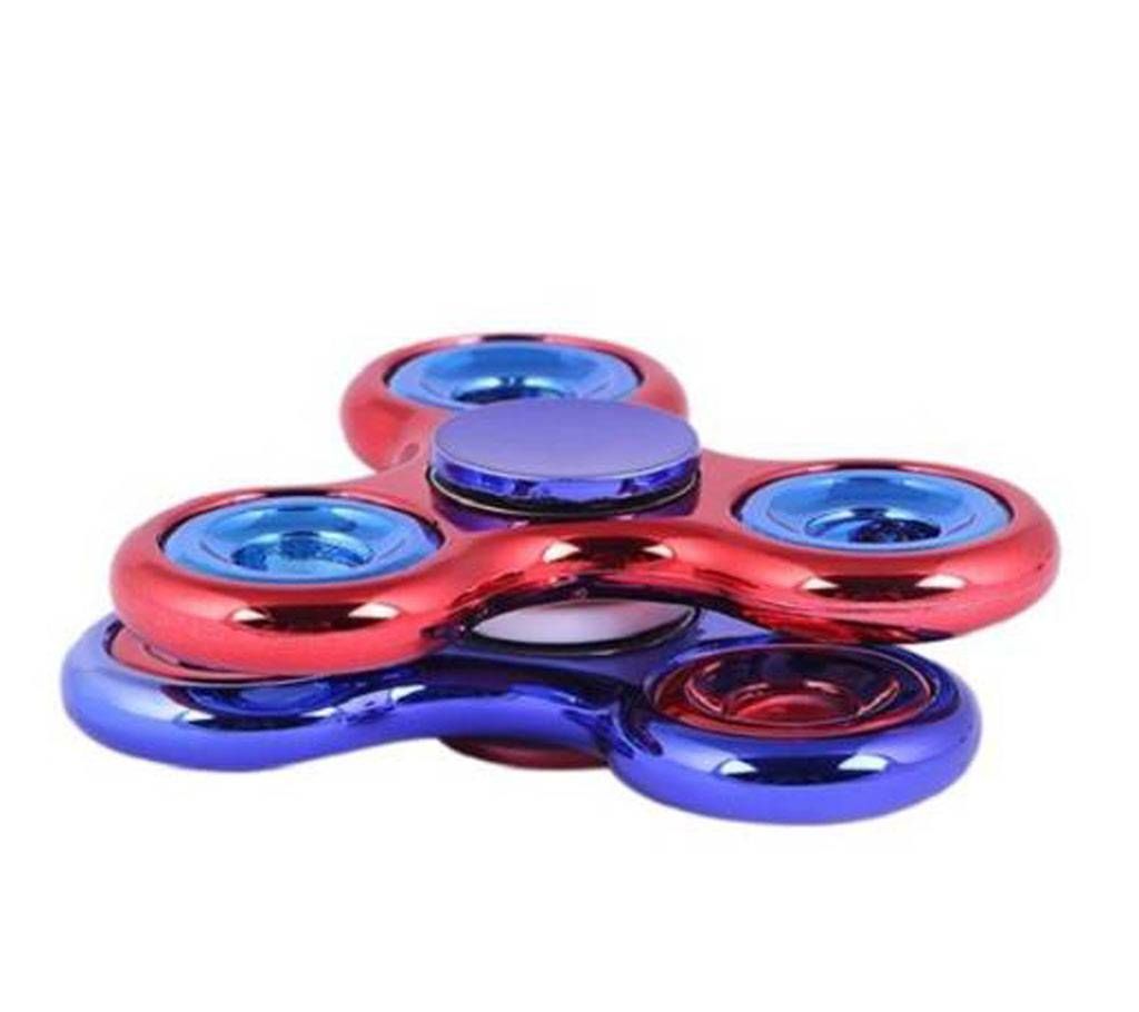 Double Metal Fidget Spinner-Red & Blue