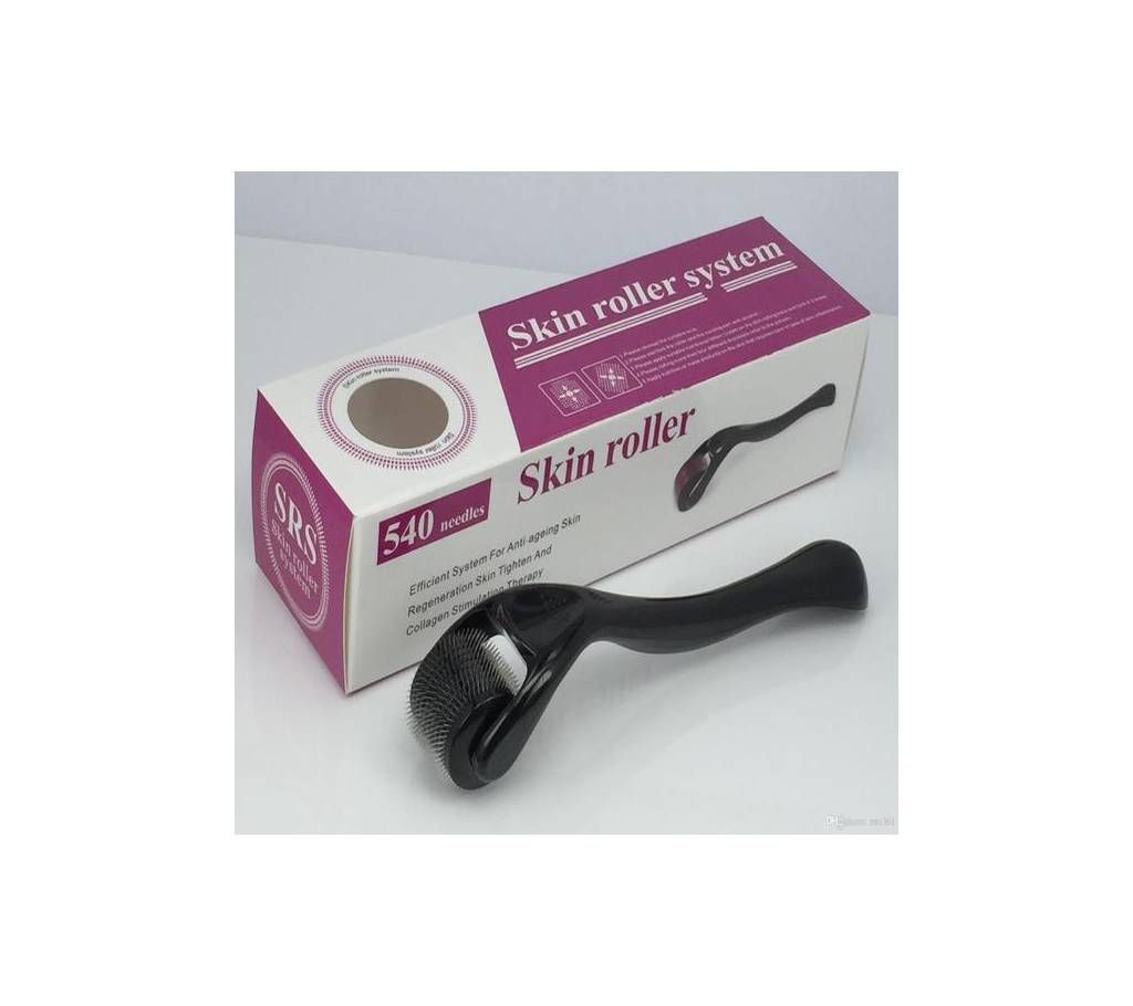 Derma Roller - 0.75 mm - purple and black