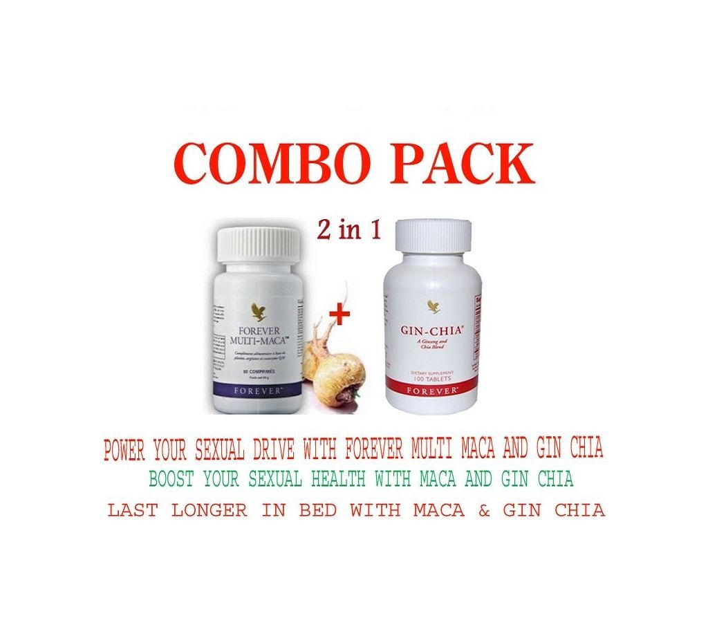 Multi Maca and gin chia-usa-combo pack