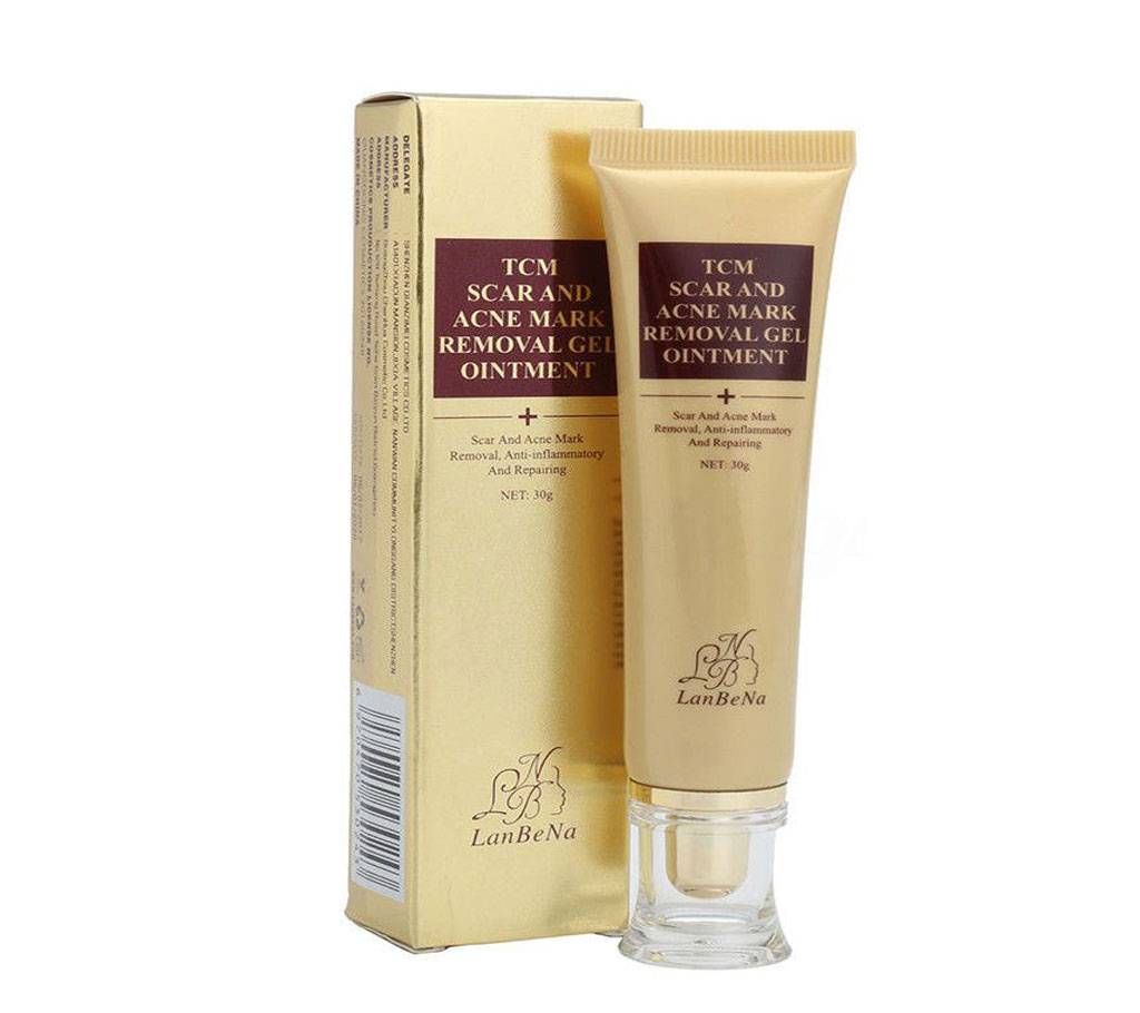 LANBENA TCM Acne Scar Removal Cream Skin Repair Face Cream for Burns Cuts Operation Stretch Mark Remover Acne Scar Treatment - 30GM (China)