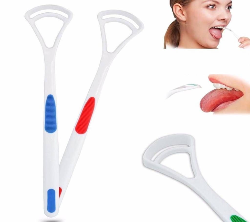 Oral Care Tongue Scraper Cleaner Dental Care Tongue Clean Tool Fresh Breath - 1PC