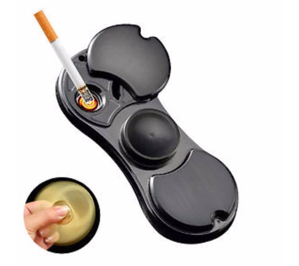 Metal Hand Fidget Spinner Electric Lighter
