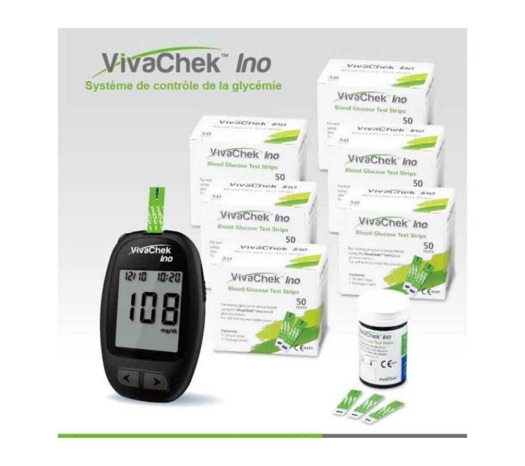 Gluco Meter Viva Check Ino Blood Glucose Monitoring System