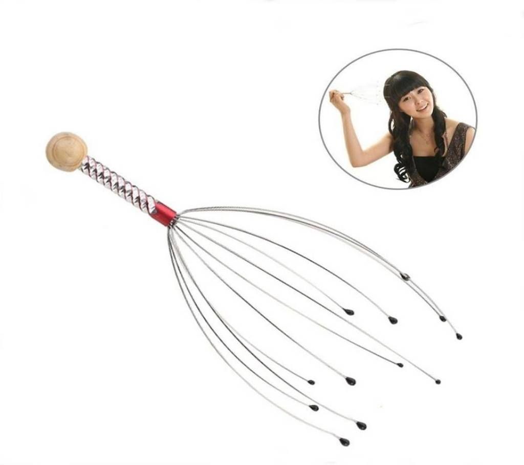 Pro Head Neck Scalp Relax Massager Stainless Steel Head Massage