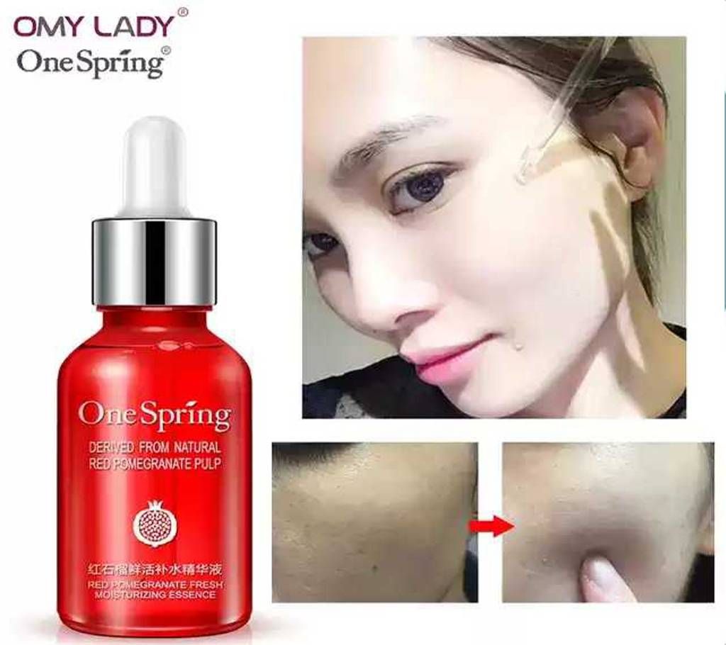 One Spring Red Pomegranate Fresh Moisturizing Essence - 15ml (china)