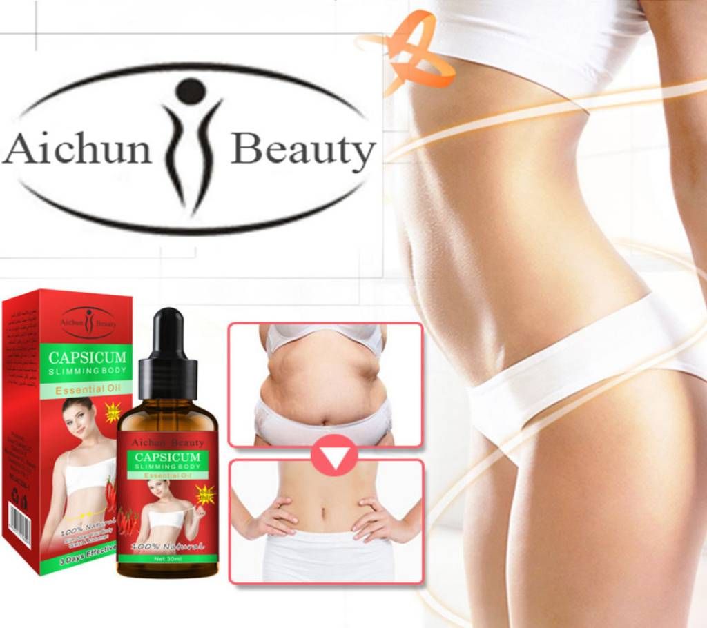 Aichun Beauty Capsicum Slimming Body Essential Oil - 30 ml - China