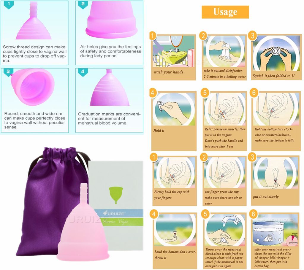 Menstrual cup for Women Feminine hygiene
