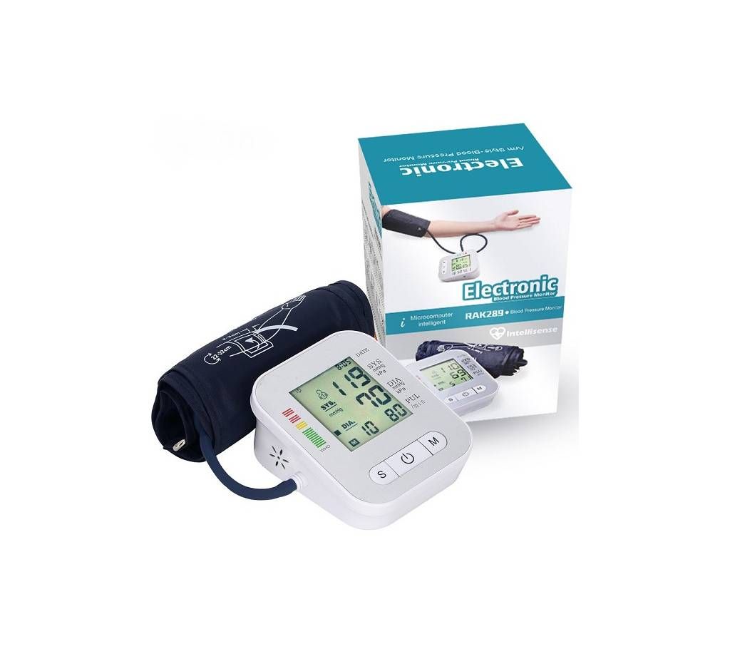 Electronic digital blood pressure monitor sphygmomanometer