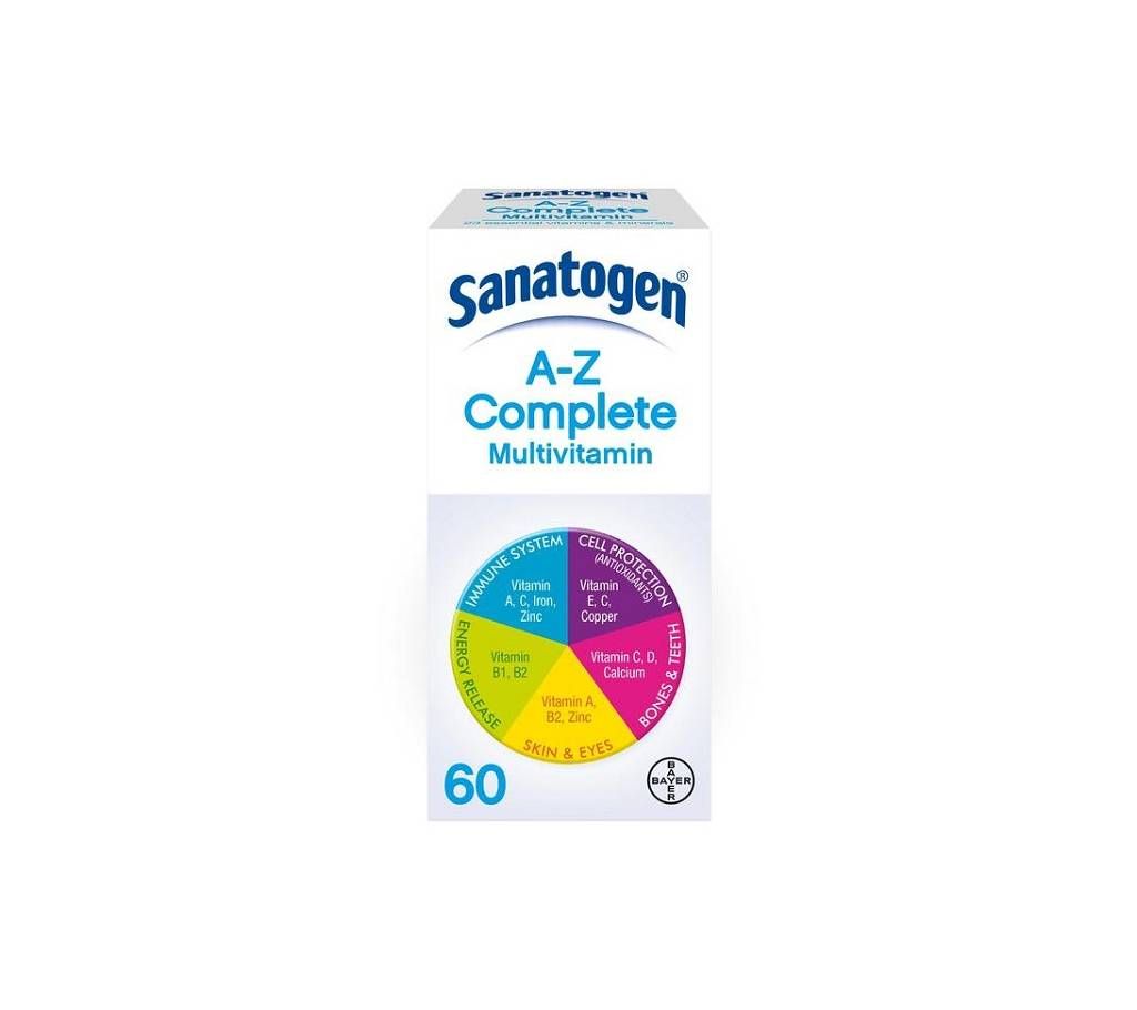 Sanatogen A-Z Multivitamins & Minerals - 60 Tablets