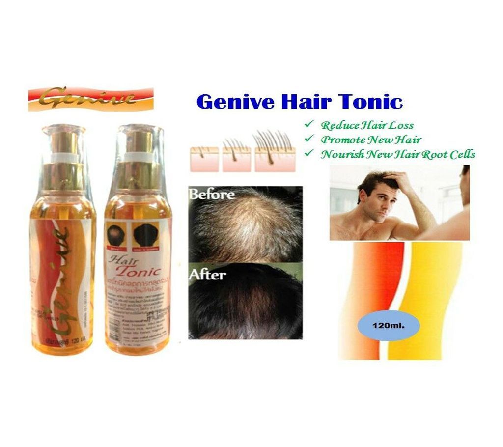 Genive Hair Tonic Powerful Hair growth Solution 120ml Thailand