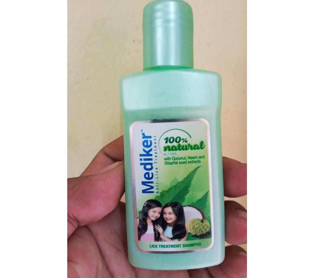 Mediker Anti-Lice Treatment Shampoo 50ml (India).
