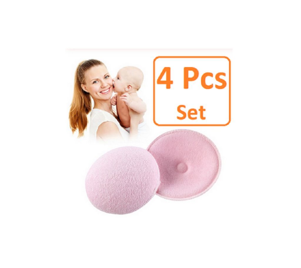 4 Pcs washable breast pad 