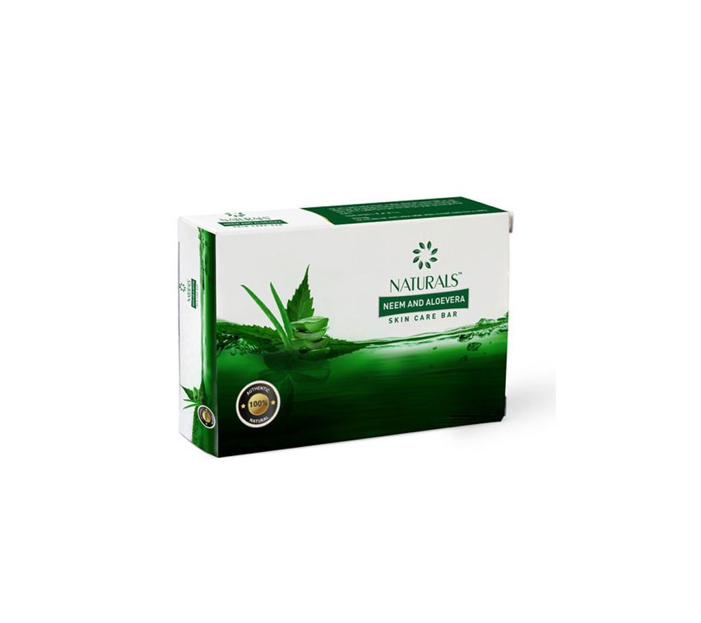 Naturals Neem and Aloe Vera Skin Care Bar 80 gm