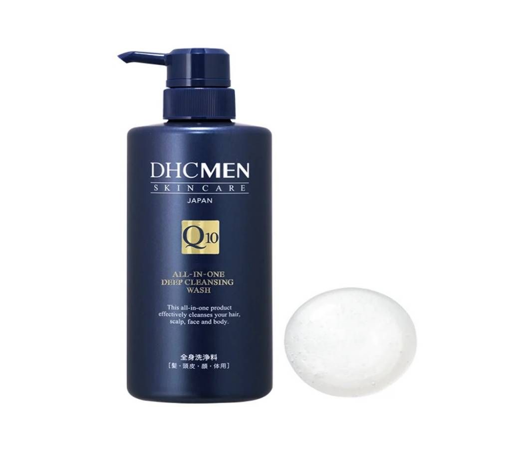 MEN ALL-IN-ONE DEEP CLEANSING WASH 500ML BODY FACE HAIR CARE JAPAN 