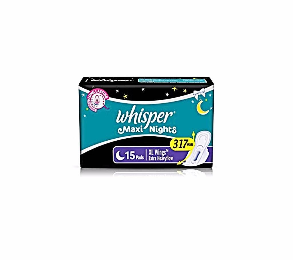 Whisper Maxi Nights XL Wings (15 pads)