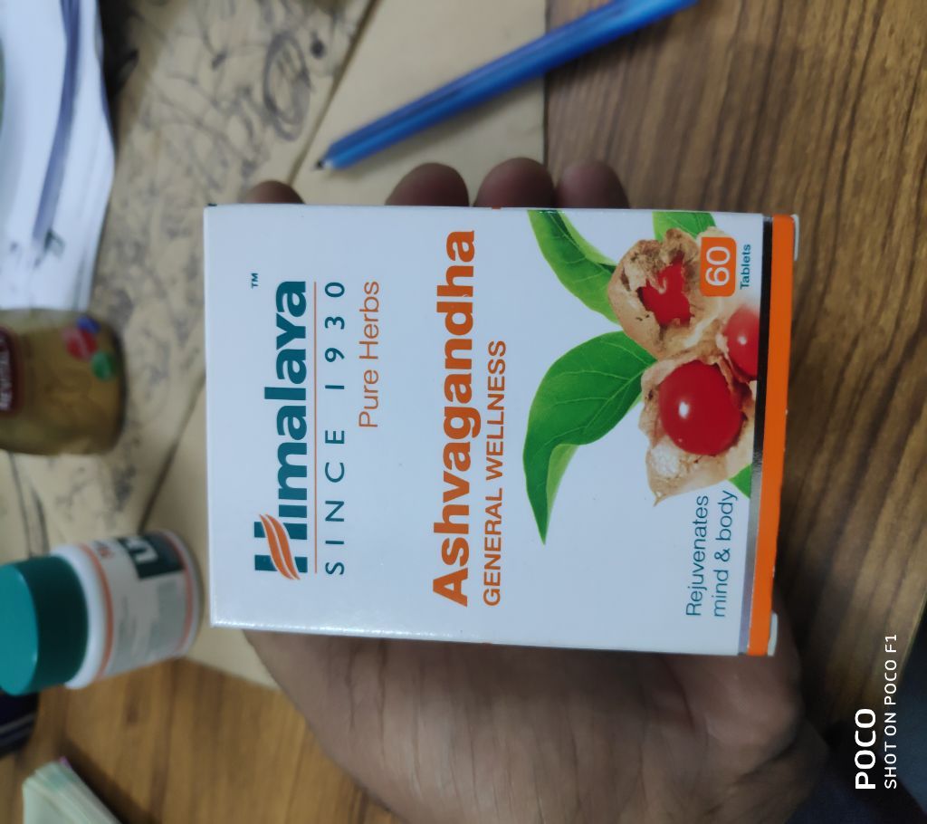 Himalaya Ashvagandha Pure Herbs General Wellness Multivitamins - 60 Tablets
