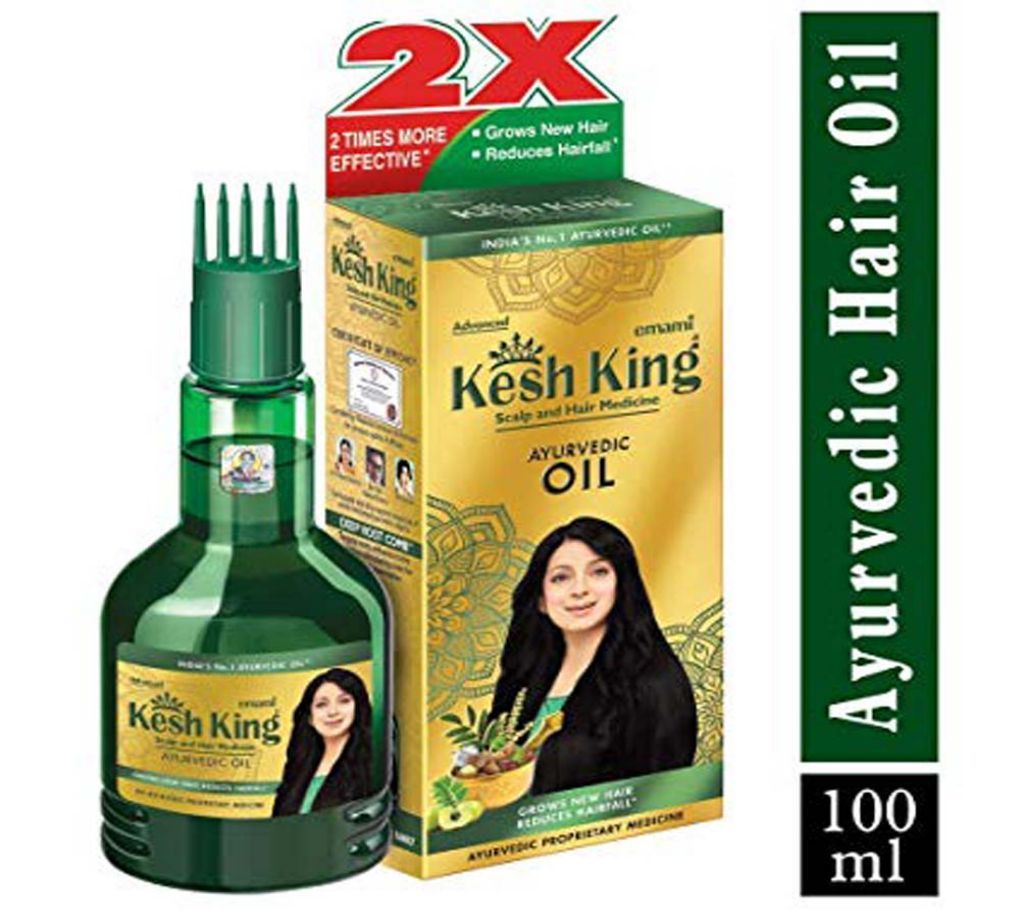 Kesh King Ayurvedic Hair Oil 100ml (India).