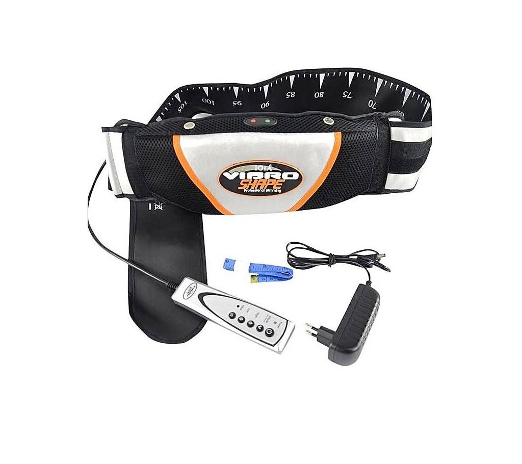 Vibro Shaper Slimming Belt - Black And White