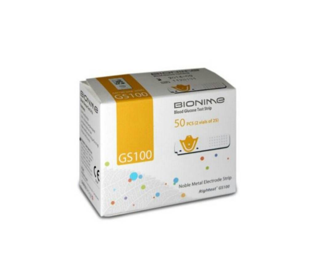 Bionime GM100 Glucose Meter Test Strip (25 Strips)