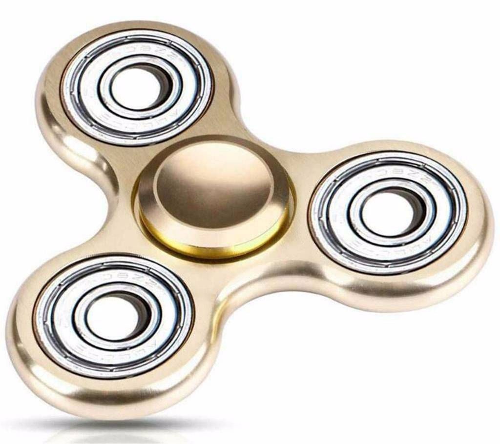 Gold Plating Tri-Spinner Fidget Toy