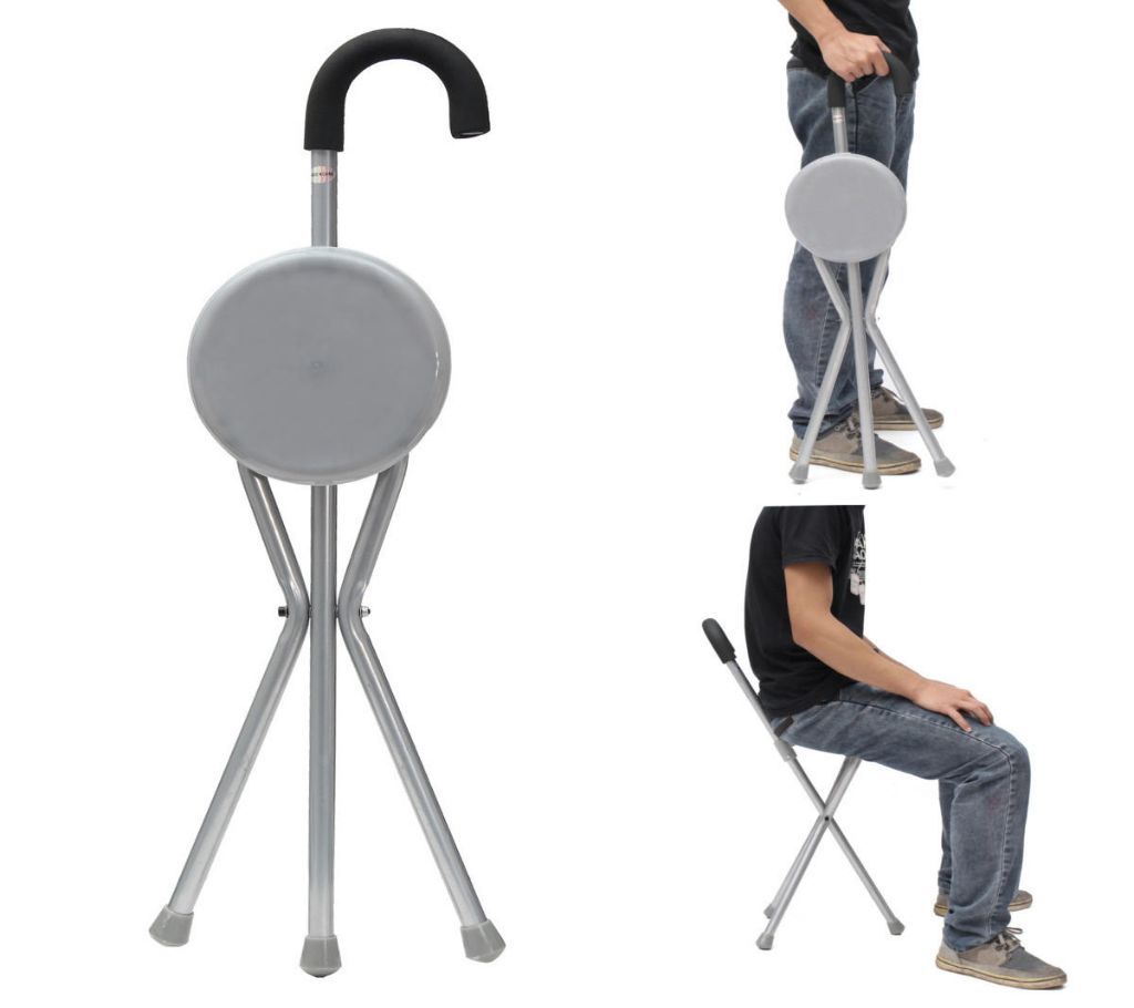 Handy Seat Cane Walking Stick