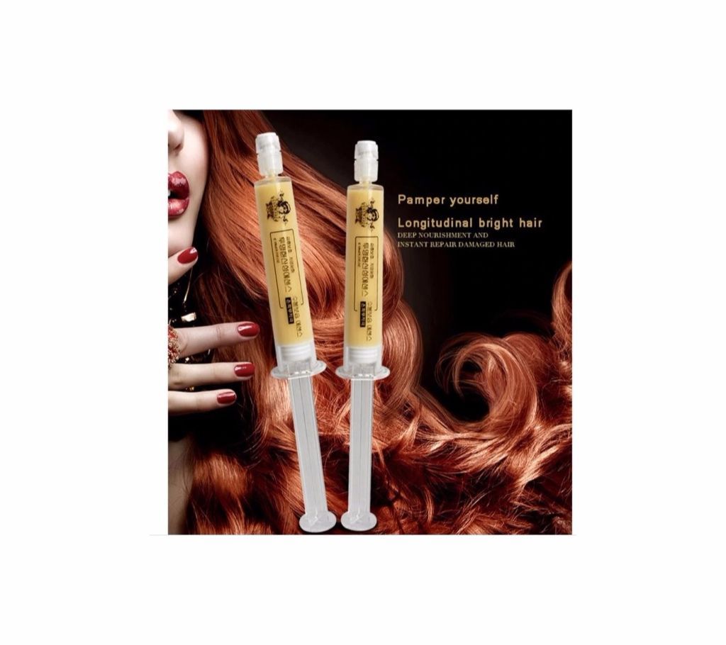 Moisturizing Maintenance Repair Dry Damaged Hair Treatment Smooth Shine Hairs Care-2pcs-30g-Russian