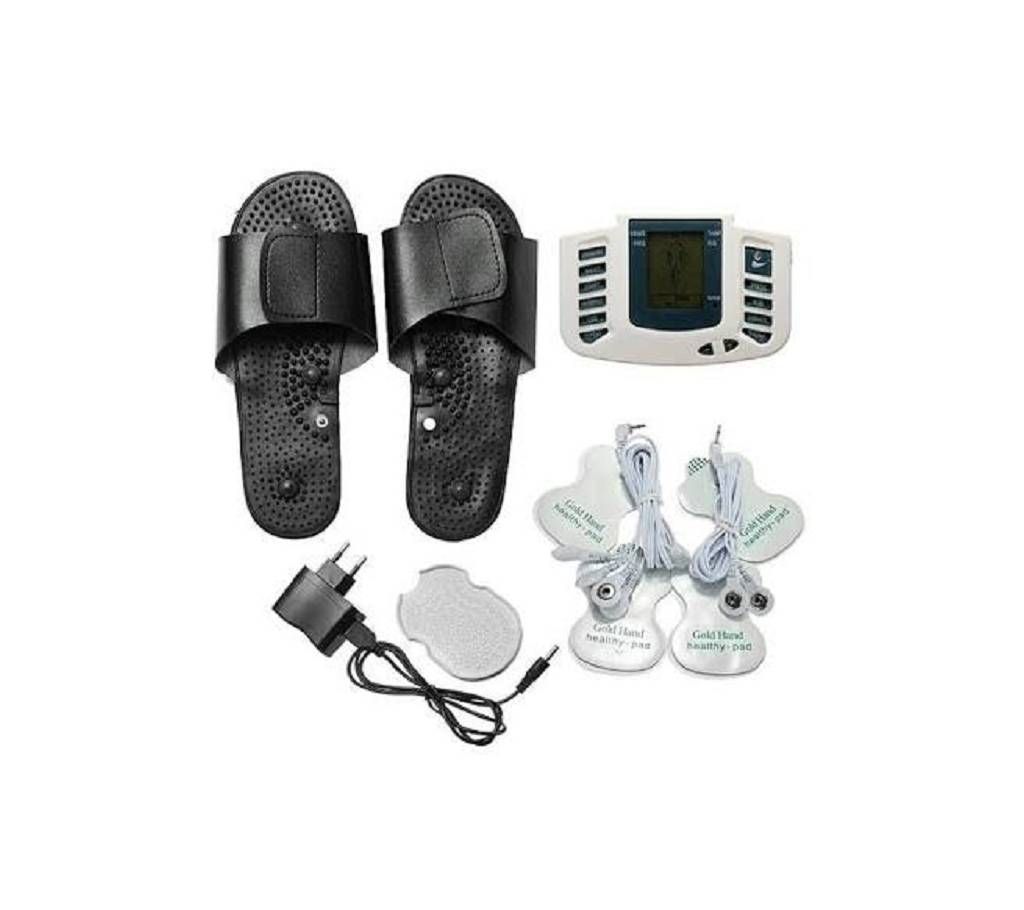 Multifunction Electrical Stimulator Full Body Relax Muscle Massager Pulse Tens Acupuncture Therapy with Slipper messager