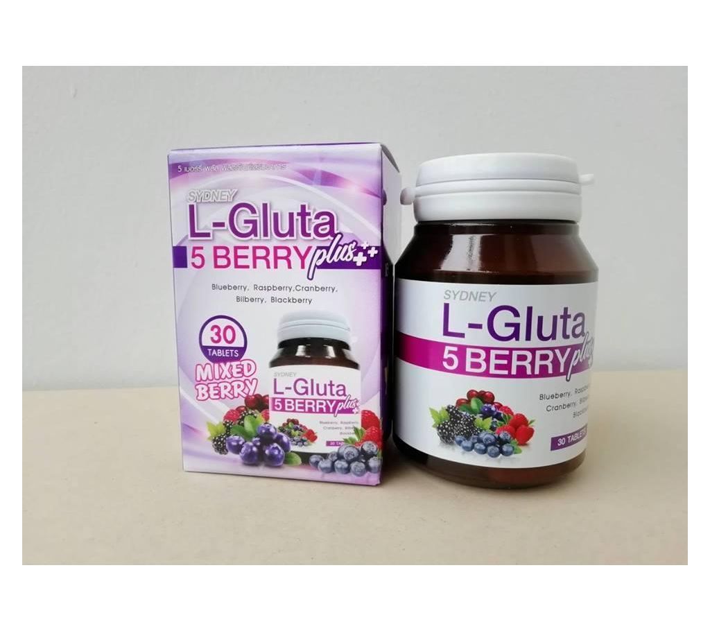 L-Gluta 5 Berry Fairness Capsule - 30 Tablets