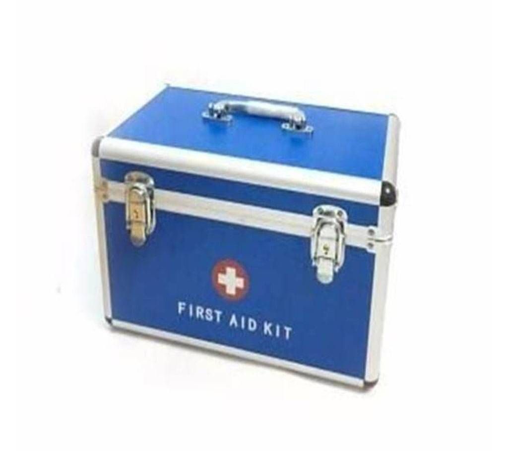 First Aid Kit Box-Blue