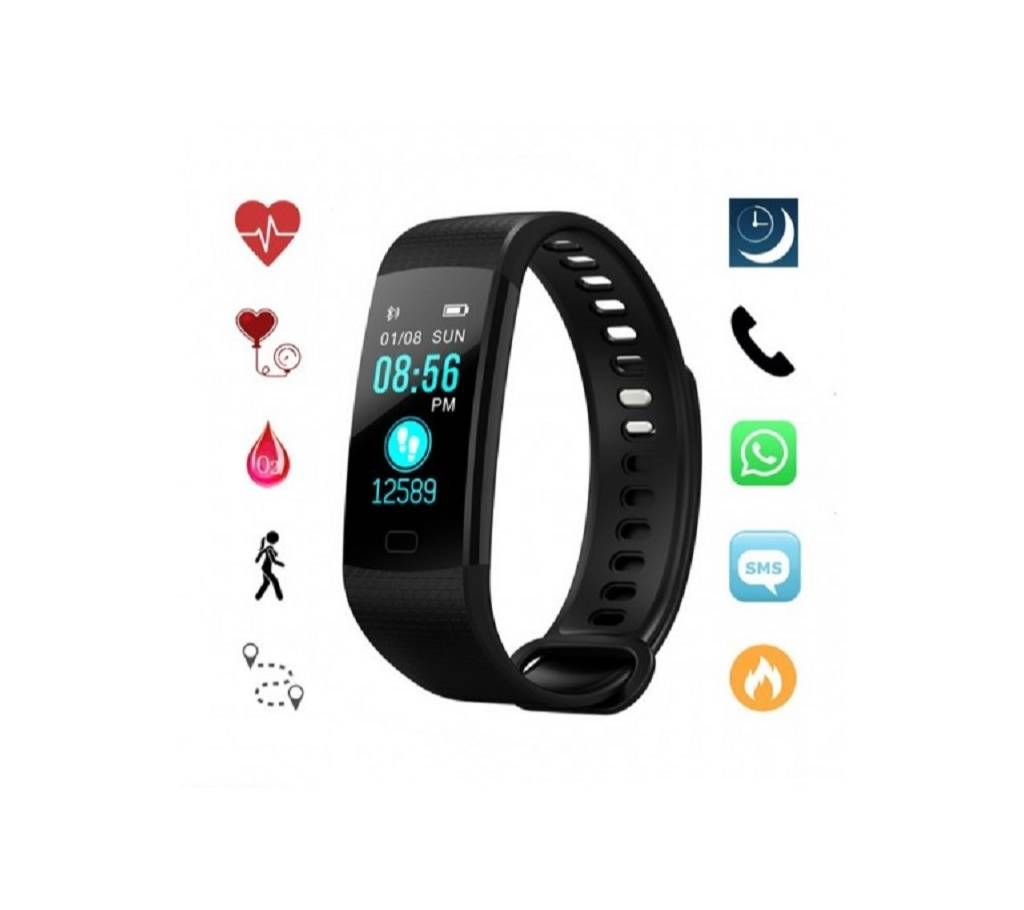Y5 Smart Band Heart Rate Monitor Fitness Bracelet 