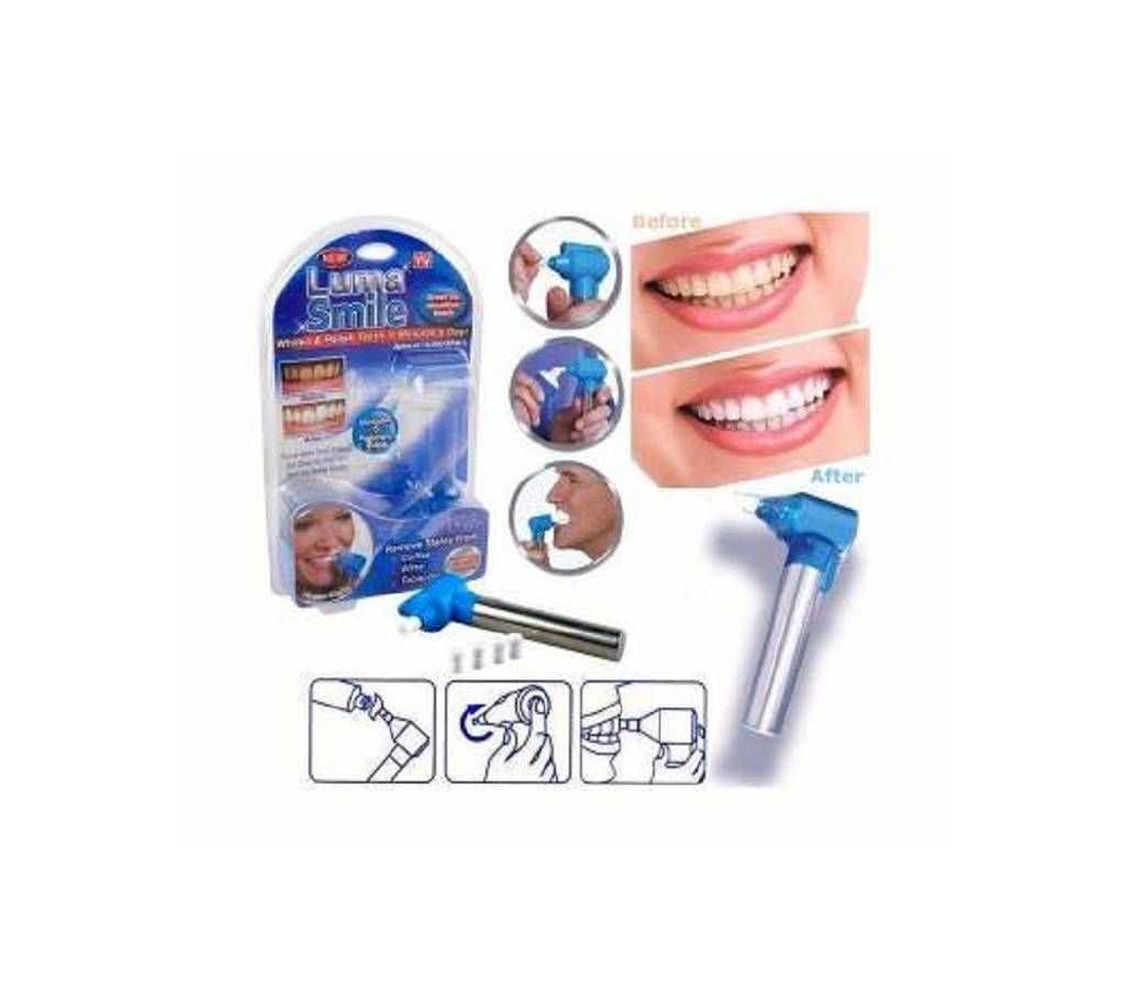 Luma Smile Teeth Polish and Whitening Kit - Silver and Blue