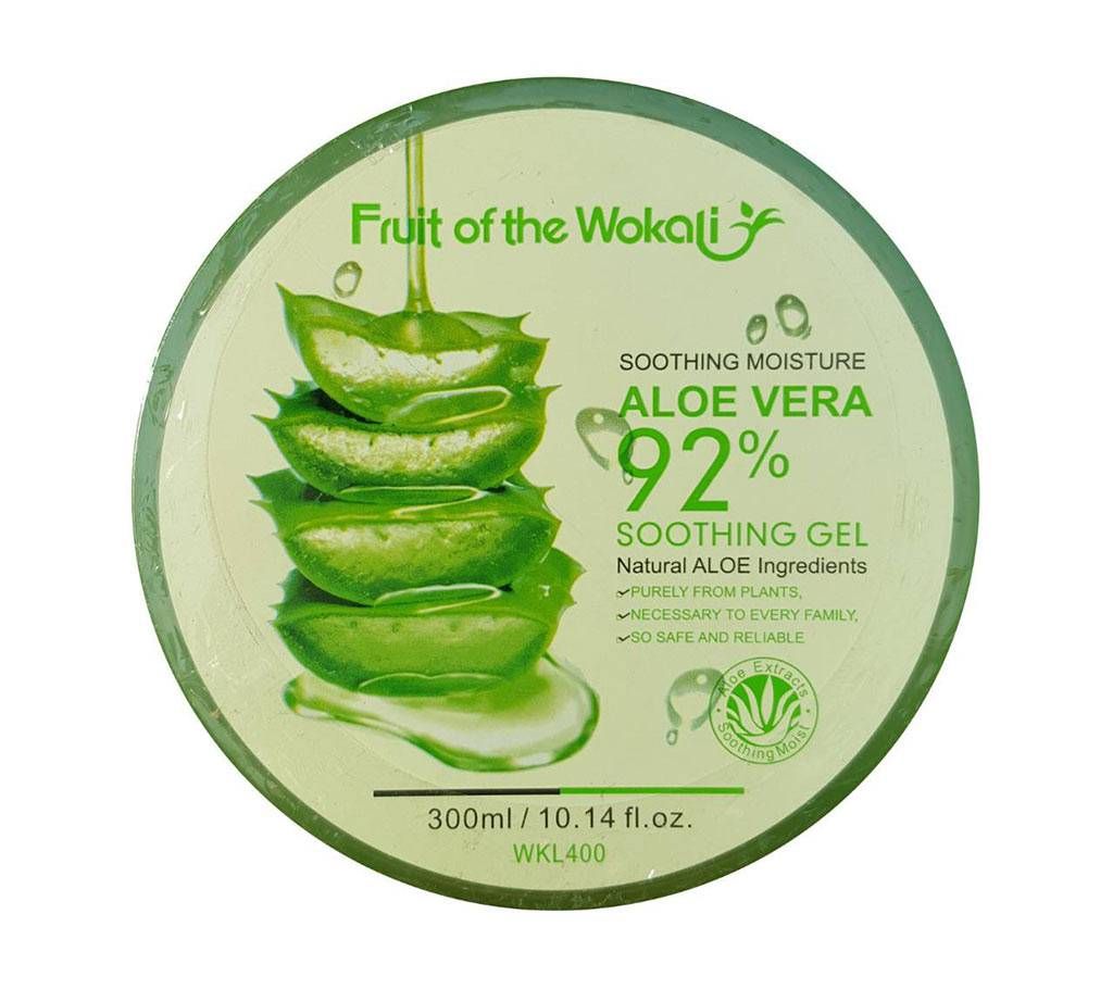 Fruit of the Wokali 92% Aloe vera gel  (300ml) China