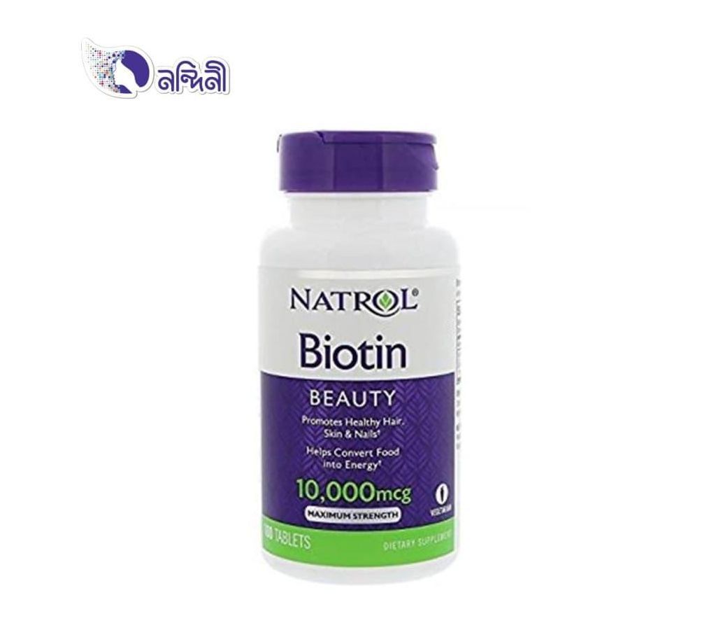 Biotin - 10000 mcg 100 tab
