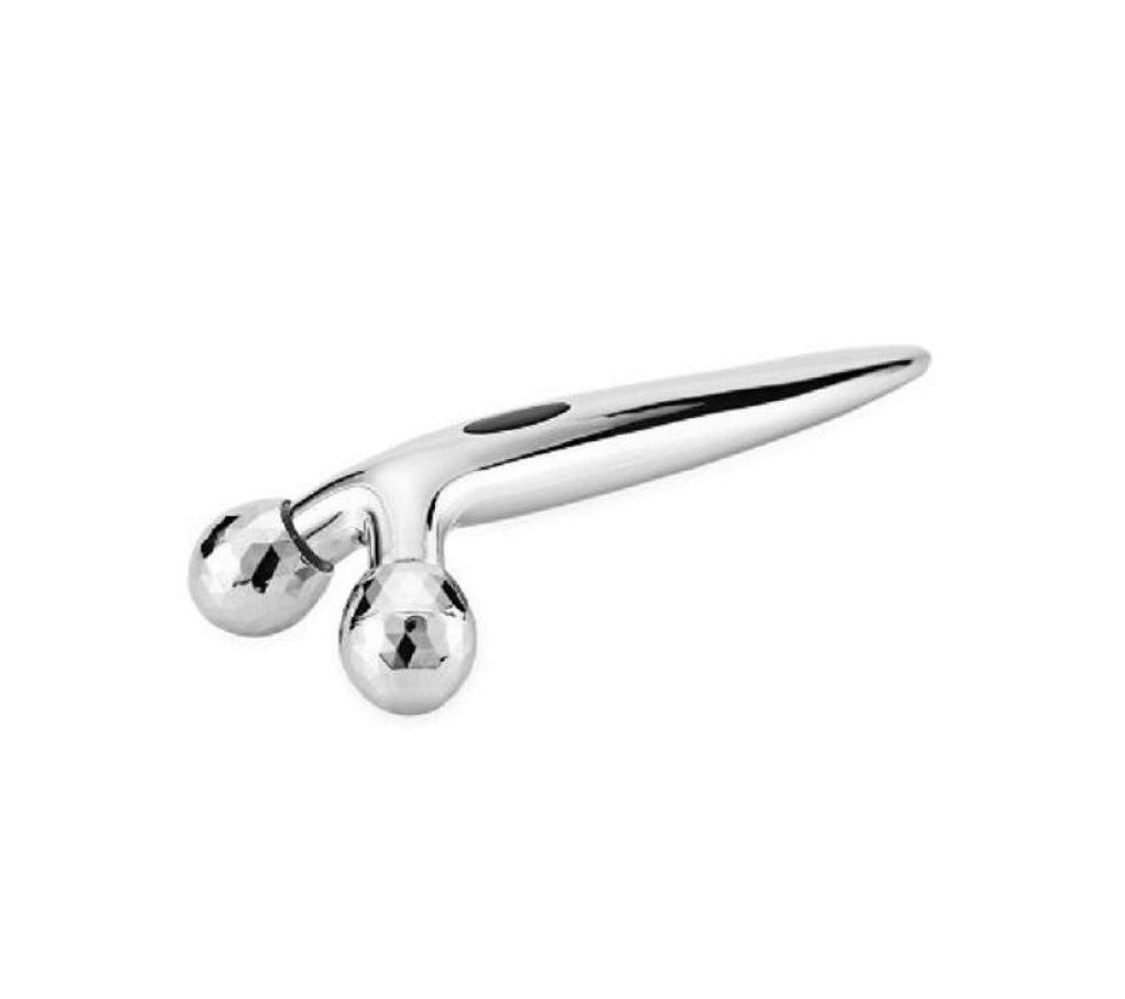 Electronic Roller 3D Mini Massager - Silver